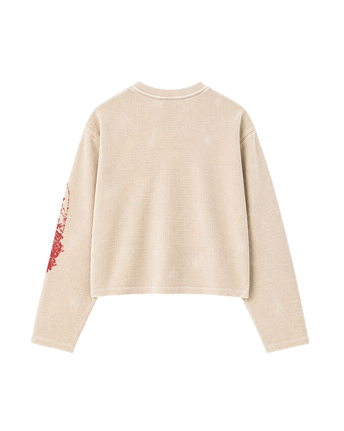 WITTH x STILLAWAKE Ecru ISTNBL’S FNST Longsleeve — back view