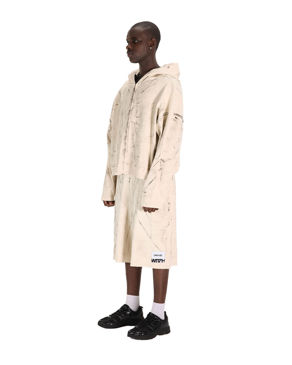 WITTH x Oath İstanbul White Zip Up