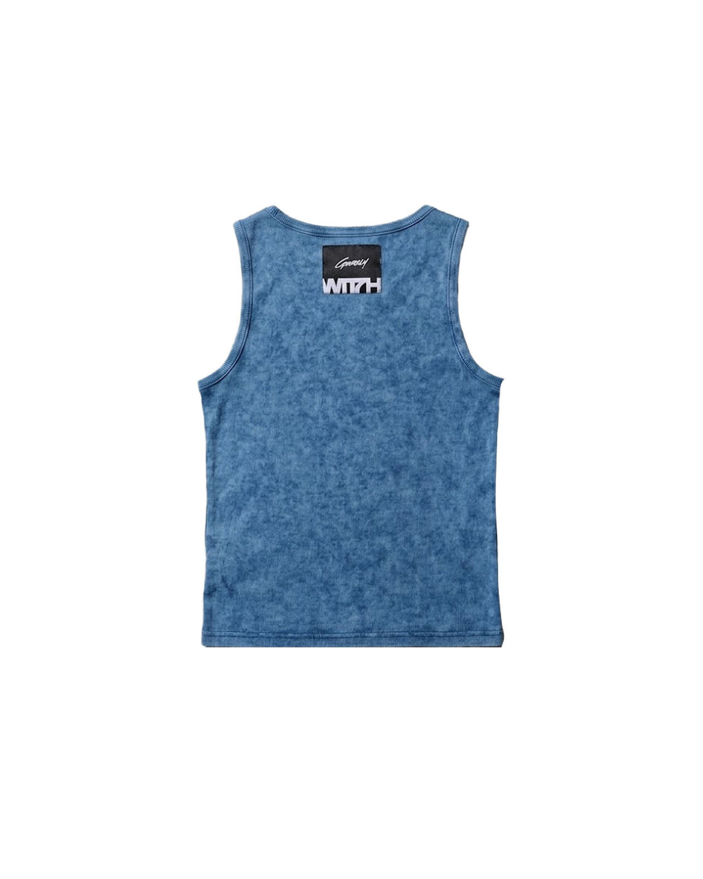 WITTH x Garsly Blue Tank Top — back view