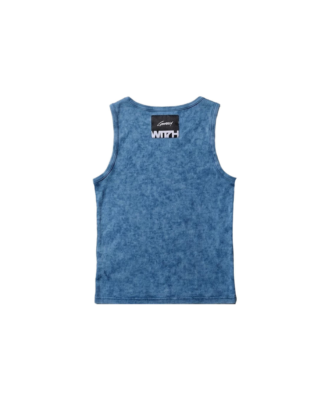 WITTH x Garsly Blue Tank Top — back view