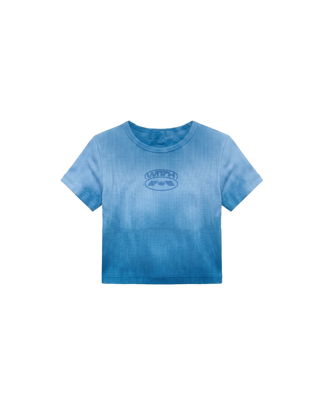 WITTH x Deja Blue Baby Tee — front view