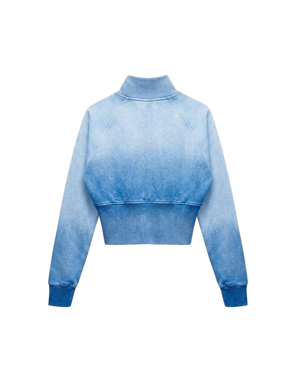 WITTH x Deja Blue Corset Zip Up — back view