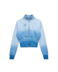 WITTH x Deja Blue Corset Zip Up — front view