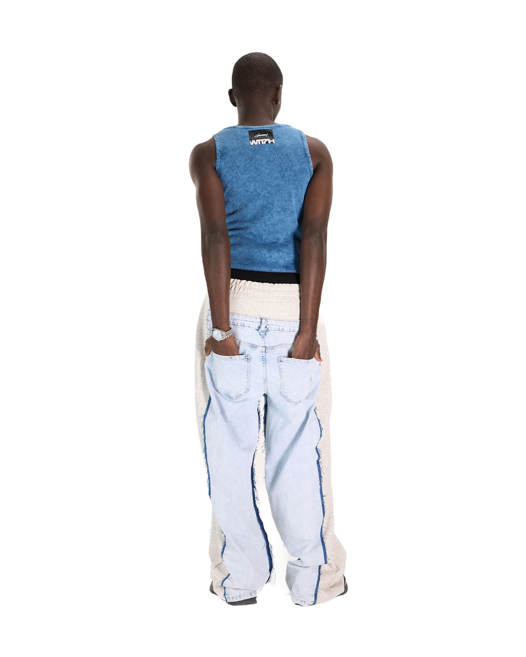 WITTH x Garsly Blue Tank Top — product photo