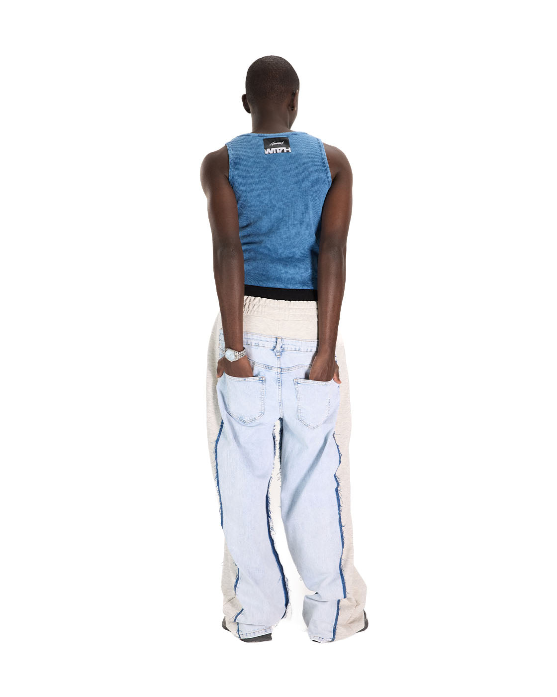 WITTH x Garsly Blue Tank Top — product photo