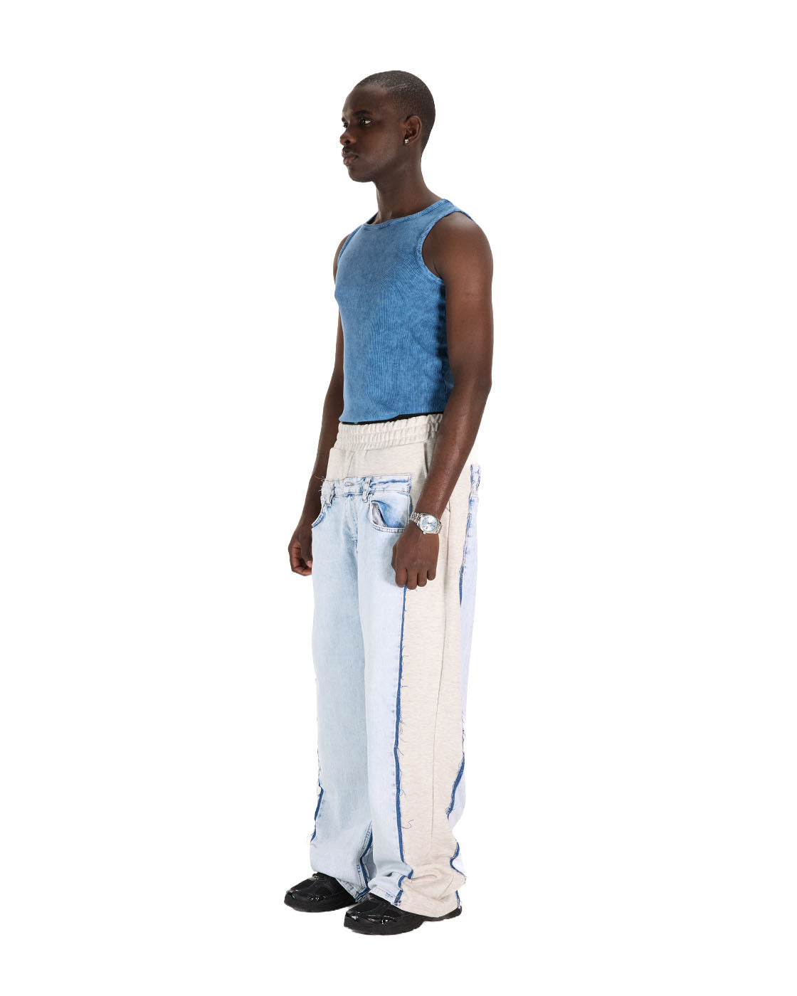 WITTH x Garsly Blue Tank Top — product photo