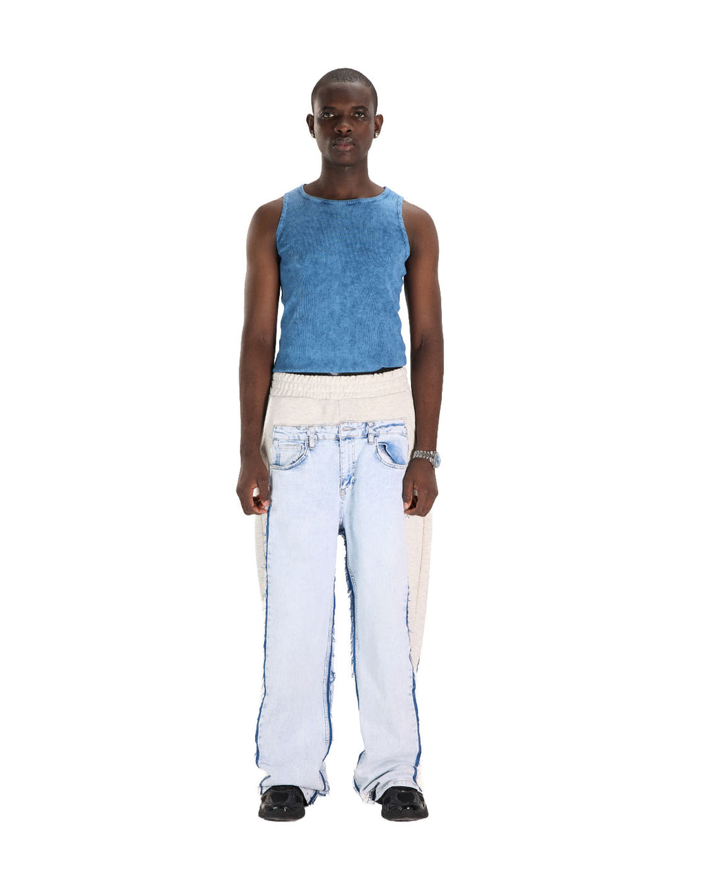 WITTH x Garsly Blue Tank Top — product photo