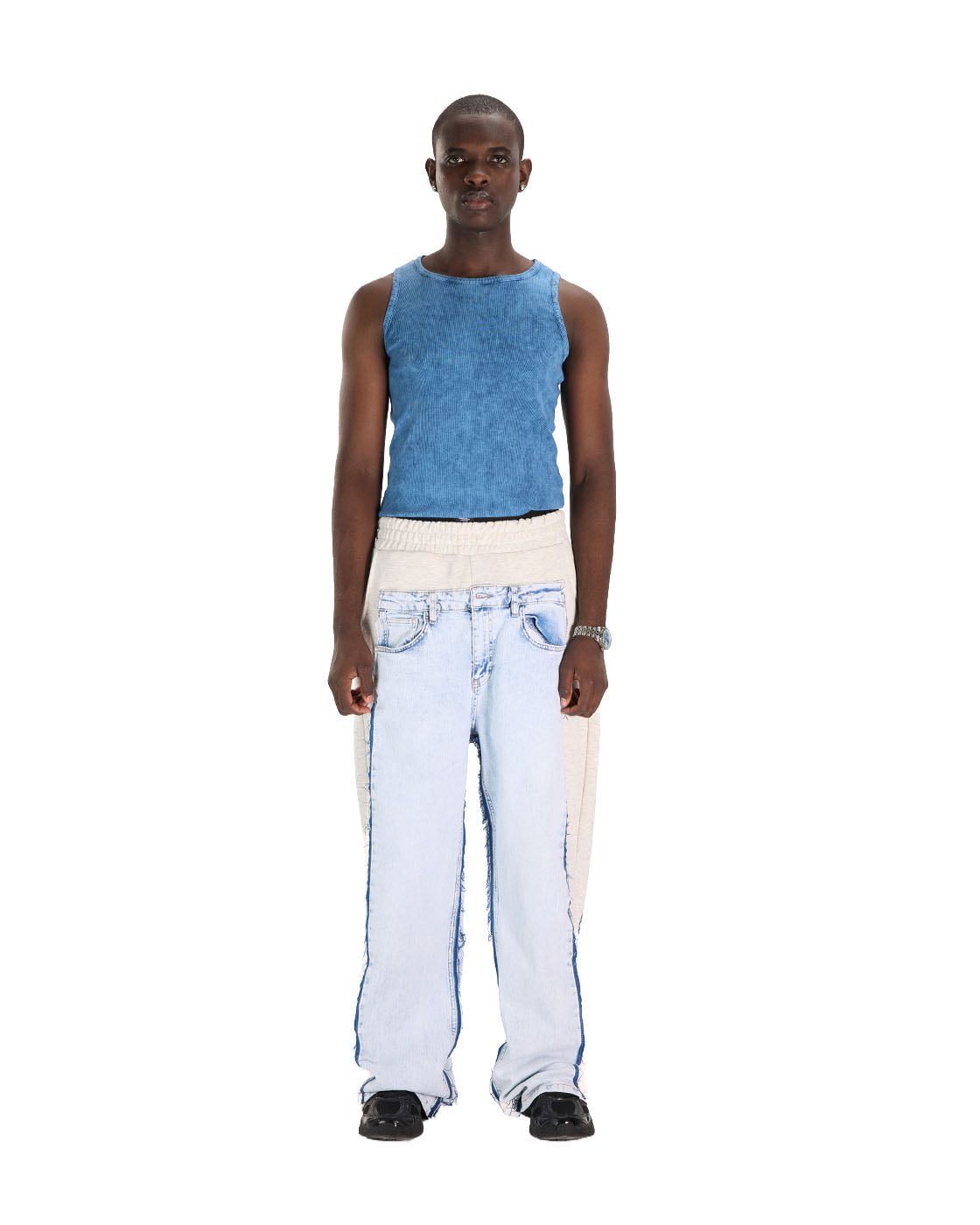WITTH x Garsly Blue Tank Top — product photo