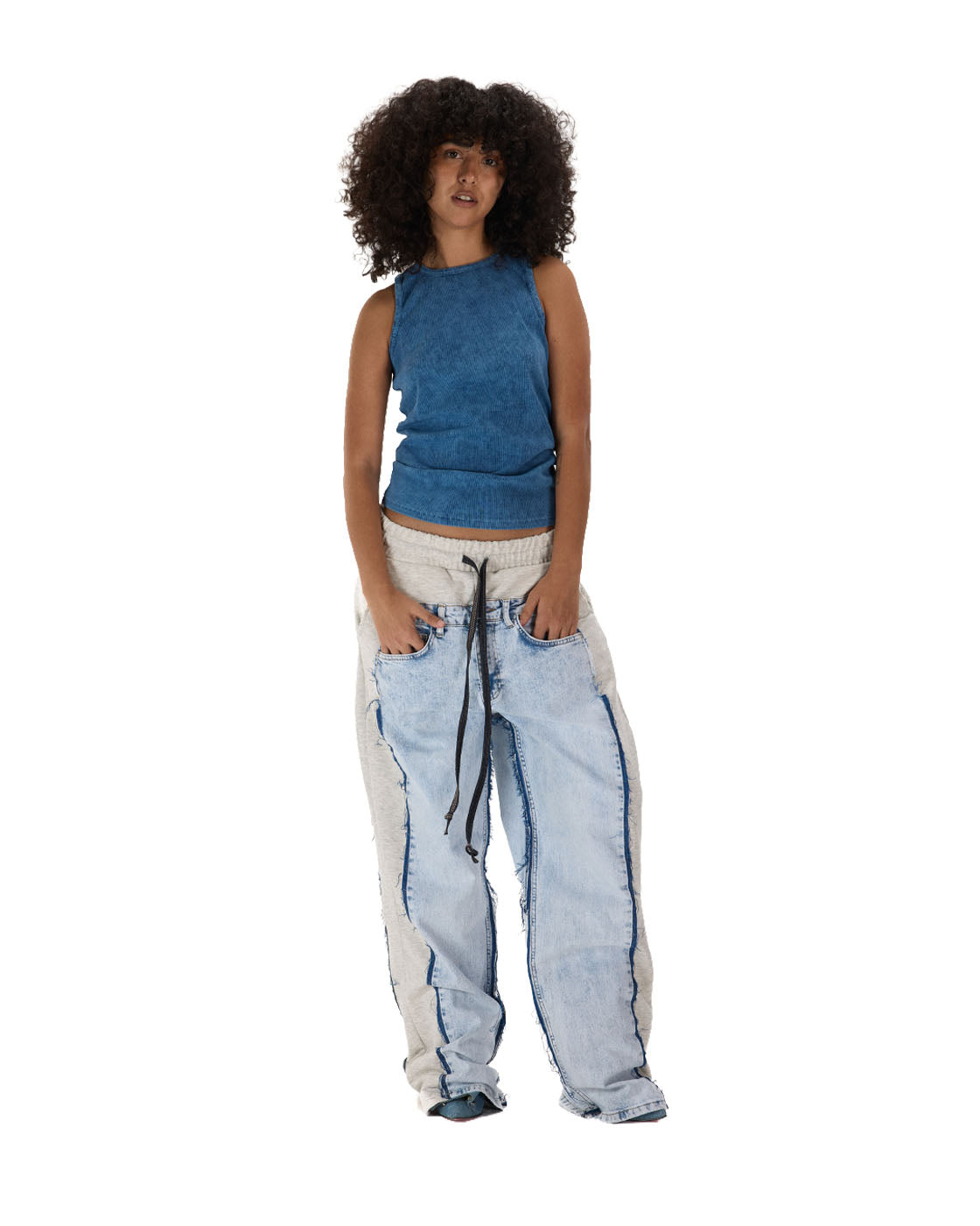 WITTH x Garsly Blue Tank Top — product photo