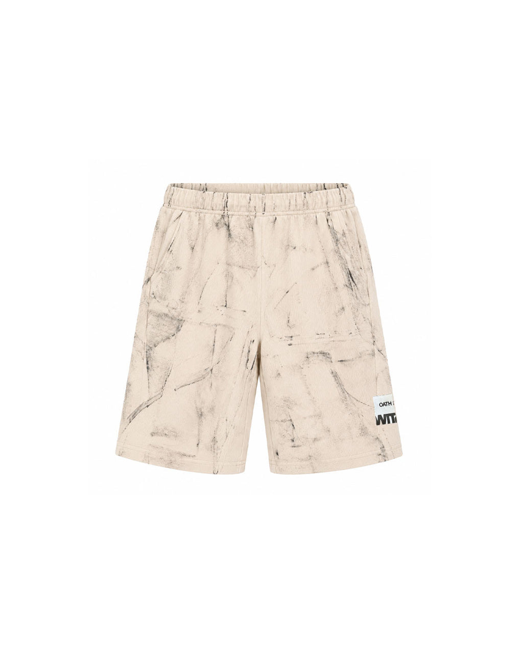 WITTH x Oath İstanbul White Jorts — front view
