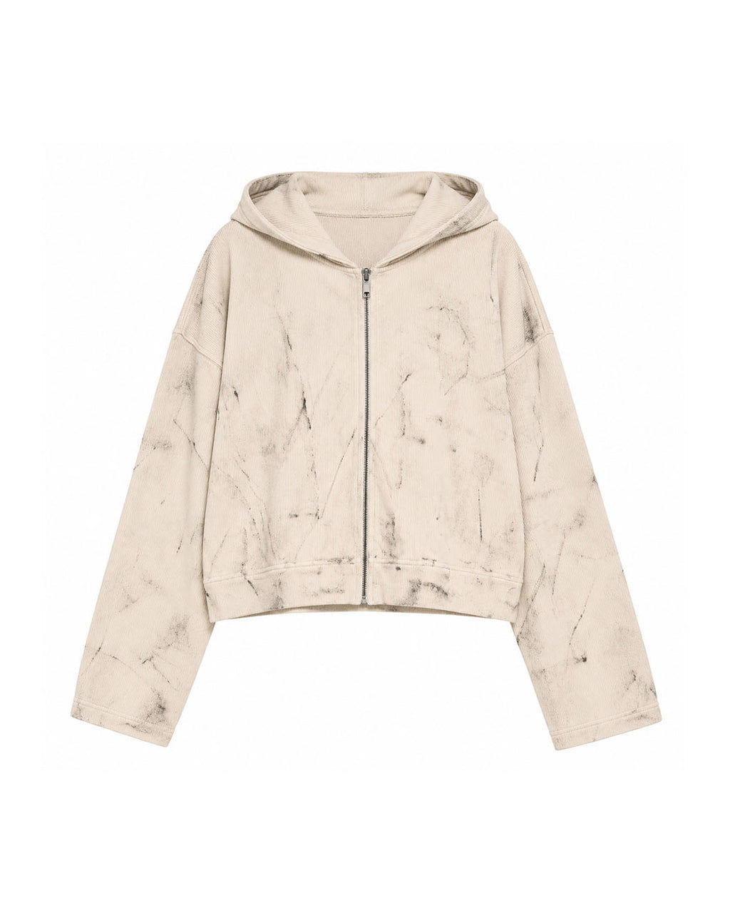 WITTH x Oath İstanbul White Zip Up — front view
