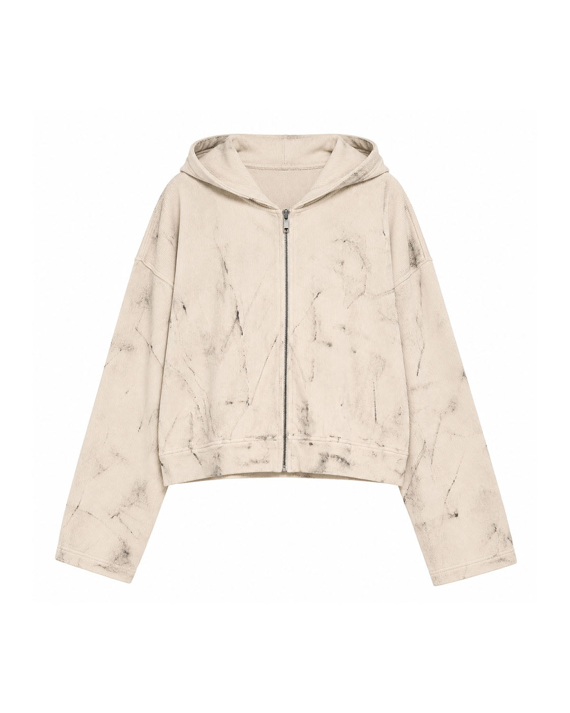 WITTH x Oath İstanbul White Zip Up — front view