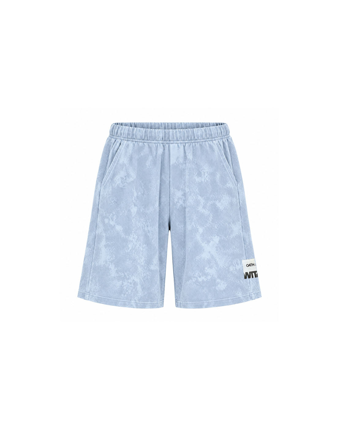 WITTH x Oath İstanbul Blue Jorts — front view