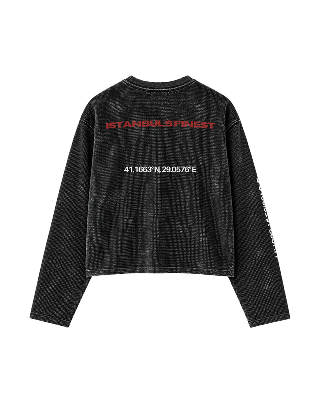 WITTH x STILLAWAKE Anthracite ISTNBL’S FNST Longsleeve — back view