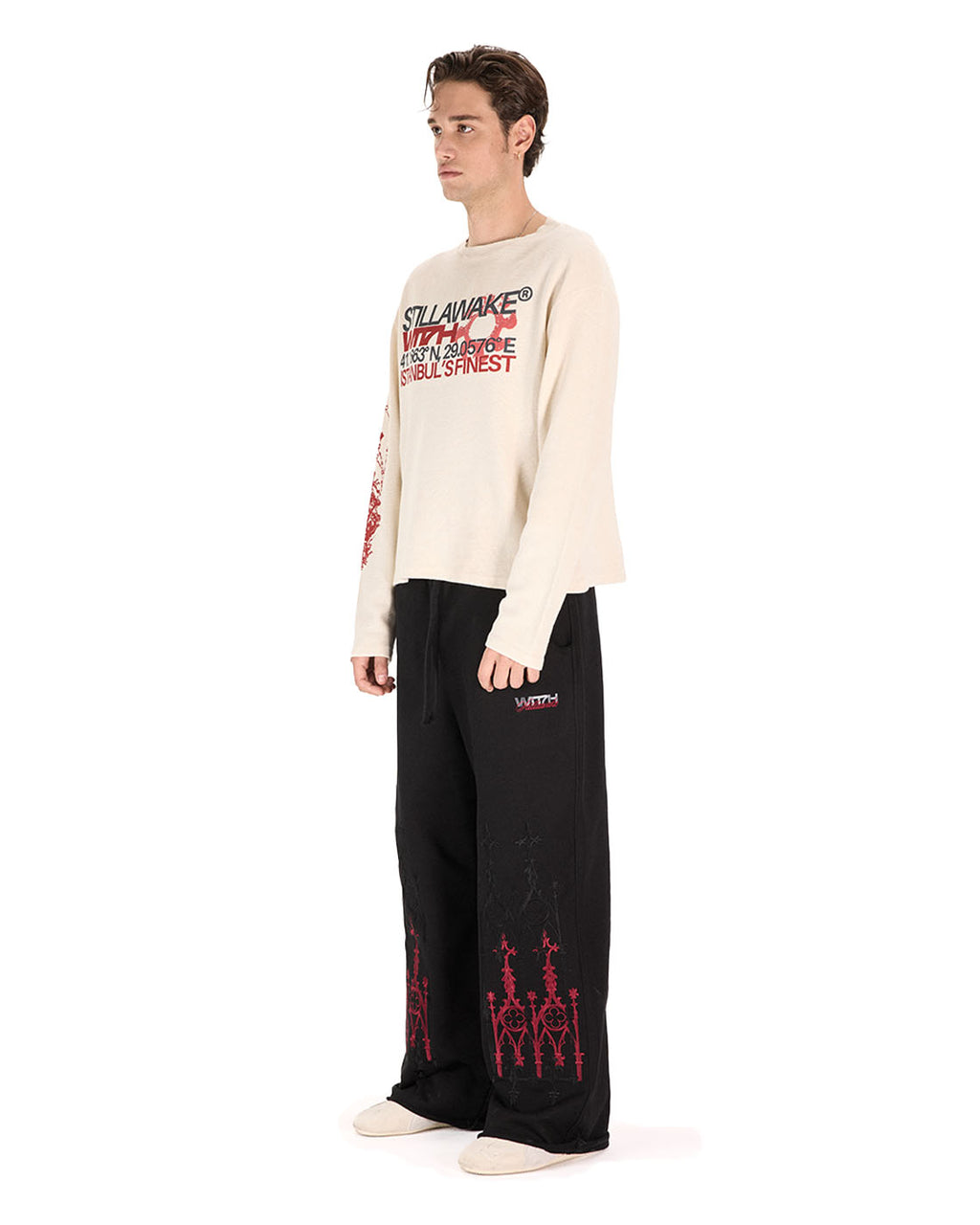 WITTH x STILLAWAKE Ecru ISTNBL’S FNST Longsleeve — product photo