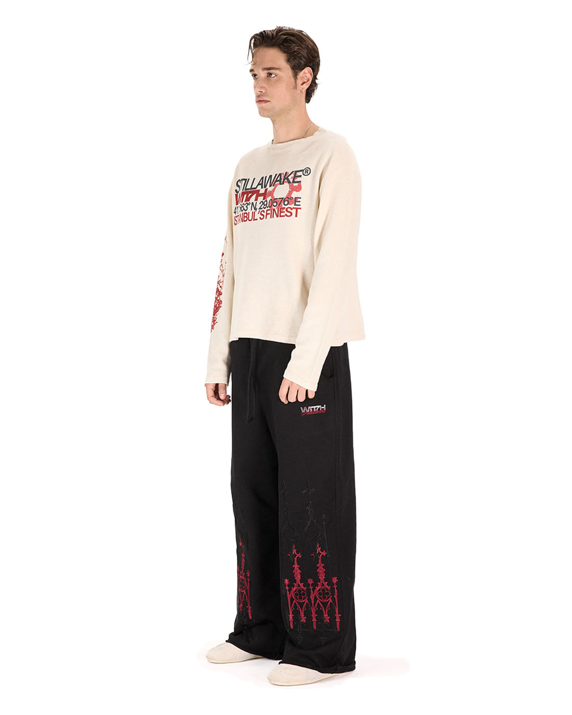 WITTH x STILLAWAKE Ecru ISTNBL’S FNST Longsleeve — product photo
