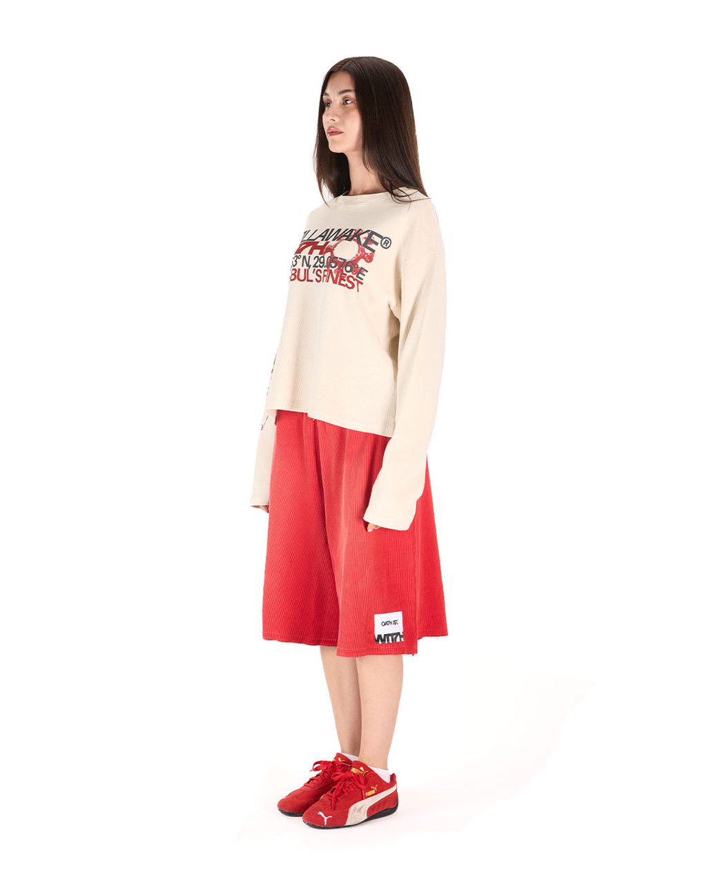 WITTH x STILLAWAKE Ecru ISTNBL’S FNST Longsleeve — product photo