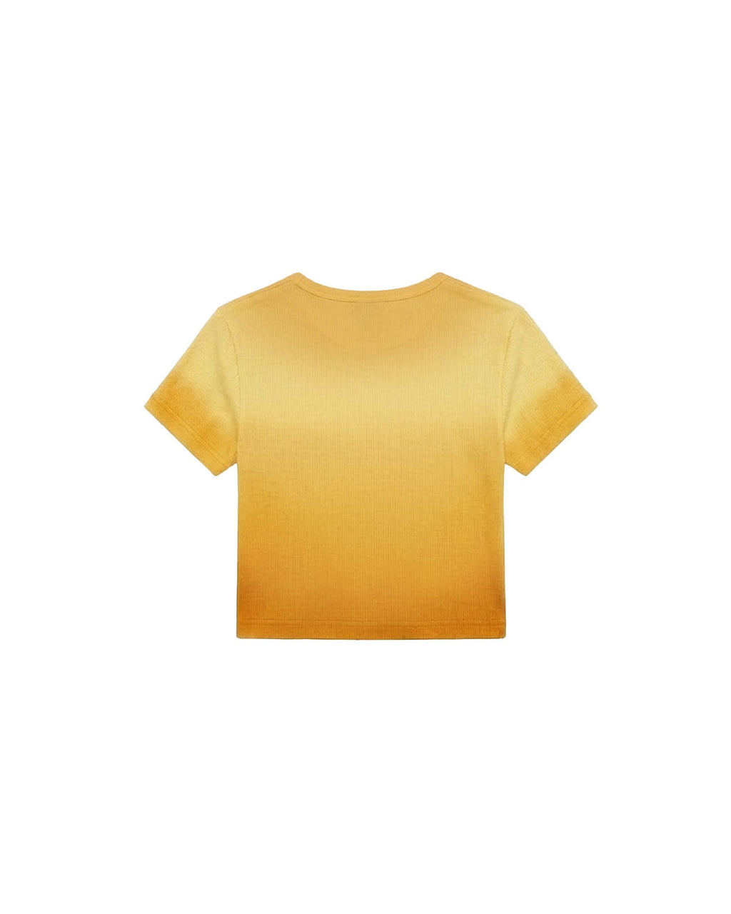 WITTH x Deja Yellow Baby Tee — back view