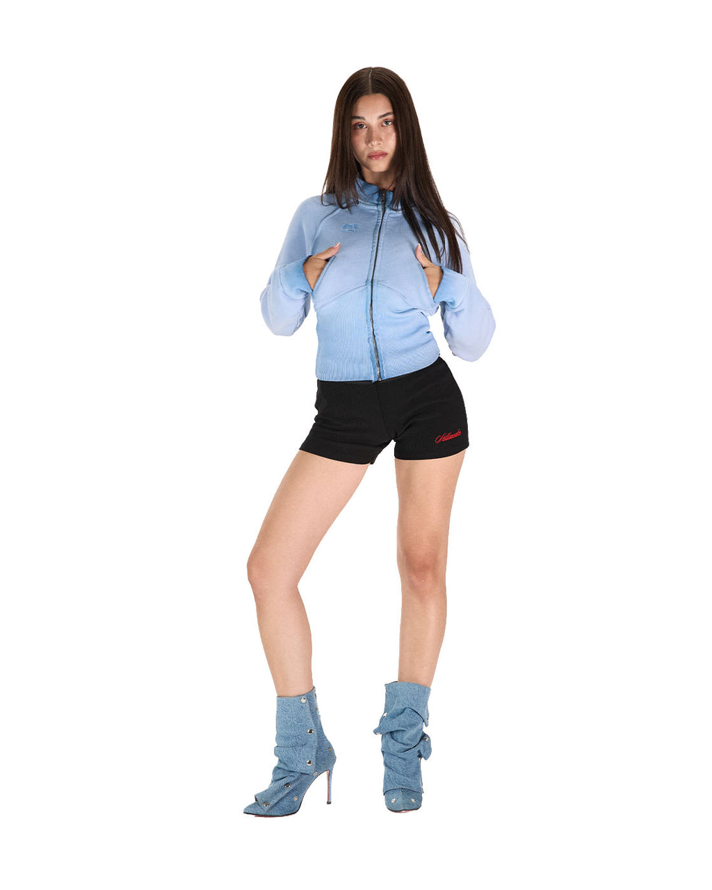 WITTH x Deja Blue Corset Zip Up — product photo