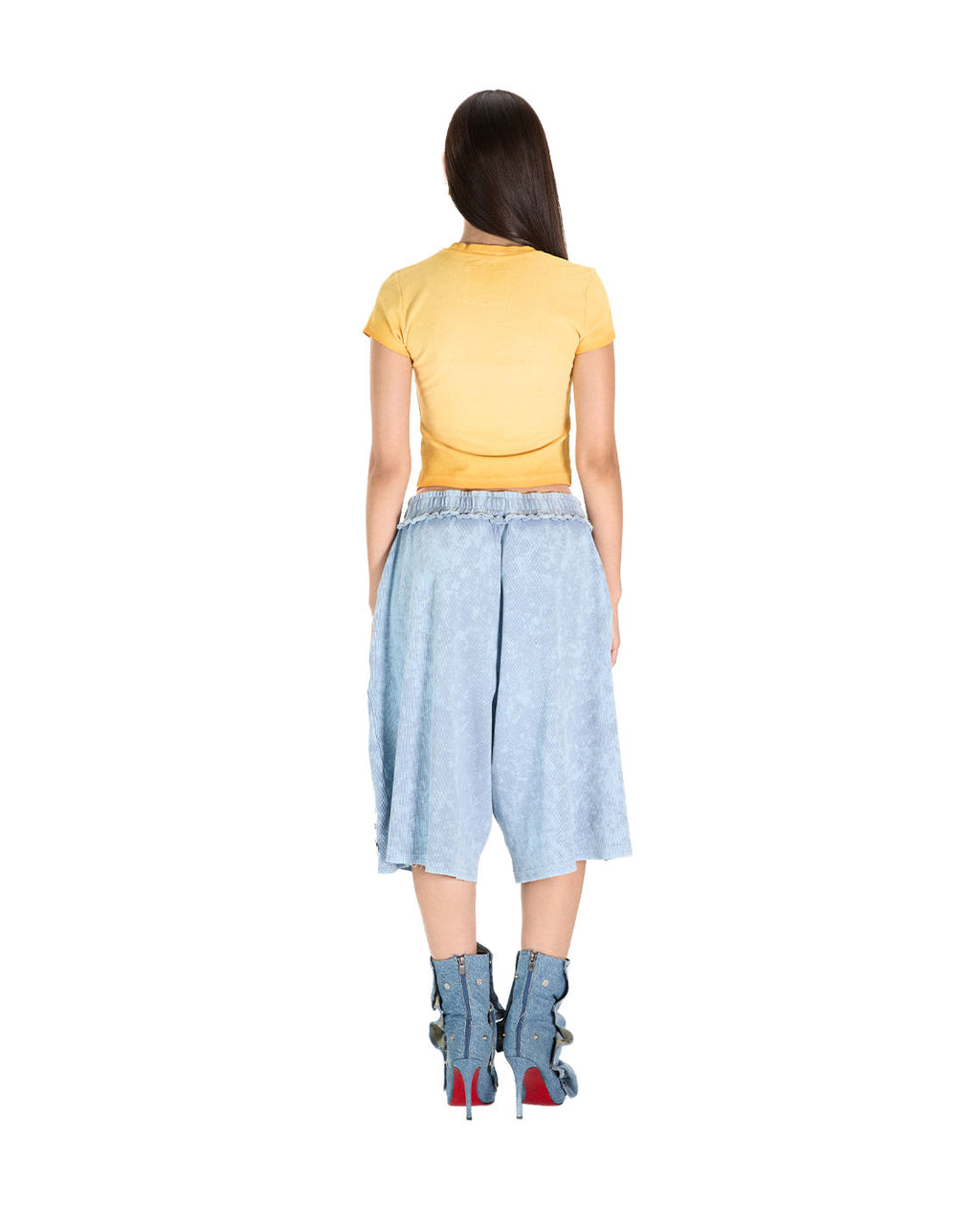WITTH x Deja Yellow Baby Tee — product photo