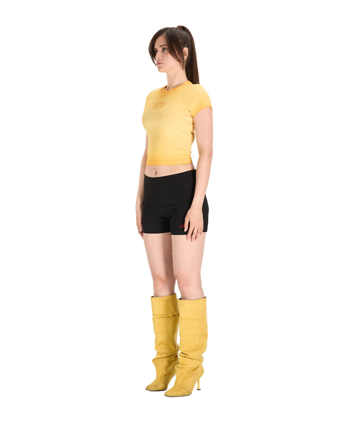 WITTH x Deja Yellow Baby Tee — product photo